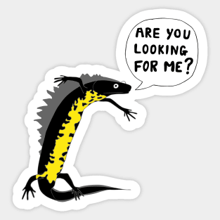 Ecology Cute The Great Crested Newt! Sticker